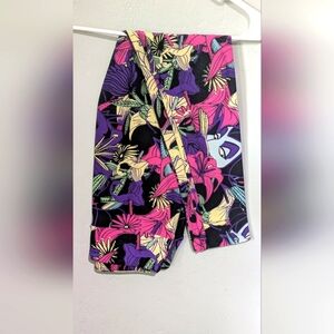 Maleficent Floral Lularoe Disney Leggings